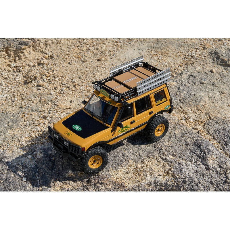 Kit RTR 1/24 Land Rover Discovery FCX24M Camel Trophy - FMS12483RTR-YL - Breizh Modélisme.