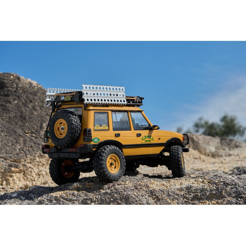Kit RTR 1/24 Land Rover Discovery FCX24M Camel Trophy - FMS12483RTR-YL - Breizh Modélisme.