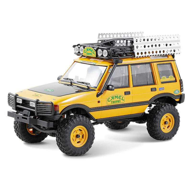 Kit RTR 1/24 Land Rover Discovery FCX24M Camel Trophy - FMS12483RTR-YL - Breizh Modélisme.