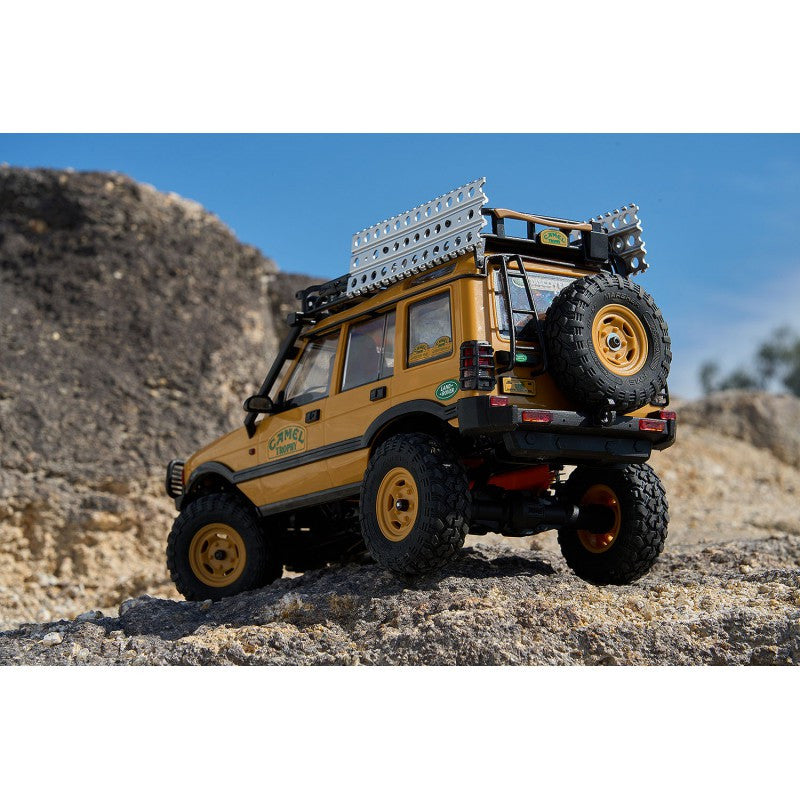Kit RTR 1/24 Land Rover Discovery FCX24M Camel Trophy - FMS12483RTR-YL - Breizh Modélisme.