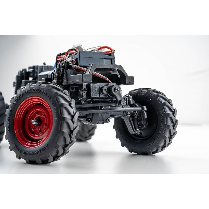 Petit crawler FMS 1/24 Power wagon V2 FCX24 jaune Prêt à rouler 12401 - Breizh Modélisme.