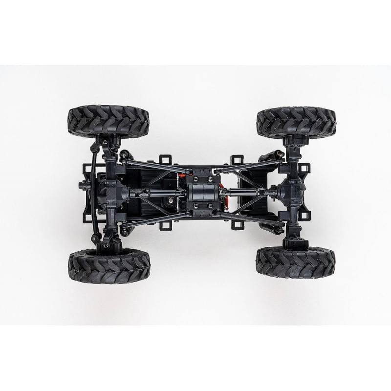 Petit crawler FMS 1/24 Power wagon V2 FCX24 jaune Prêt à rouler 12401 - Breizh Modélisme.