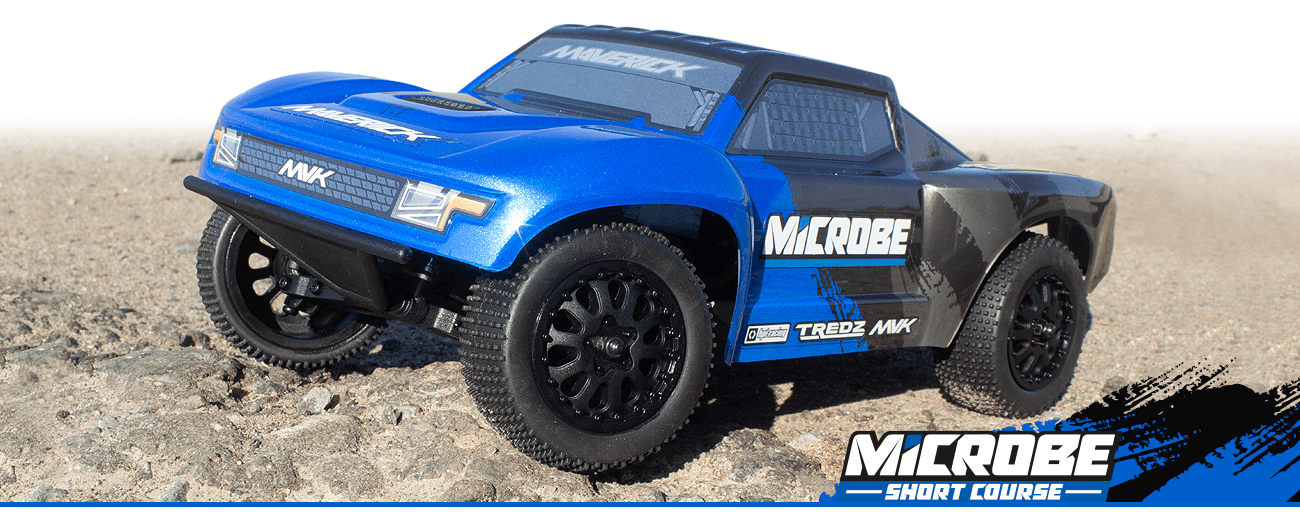 Short course 1/24 Maverick Microbe RC bleu – MV151500