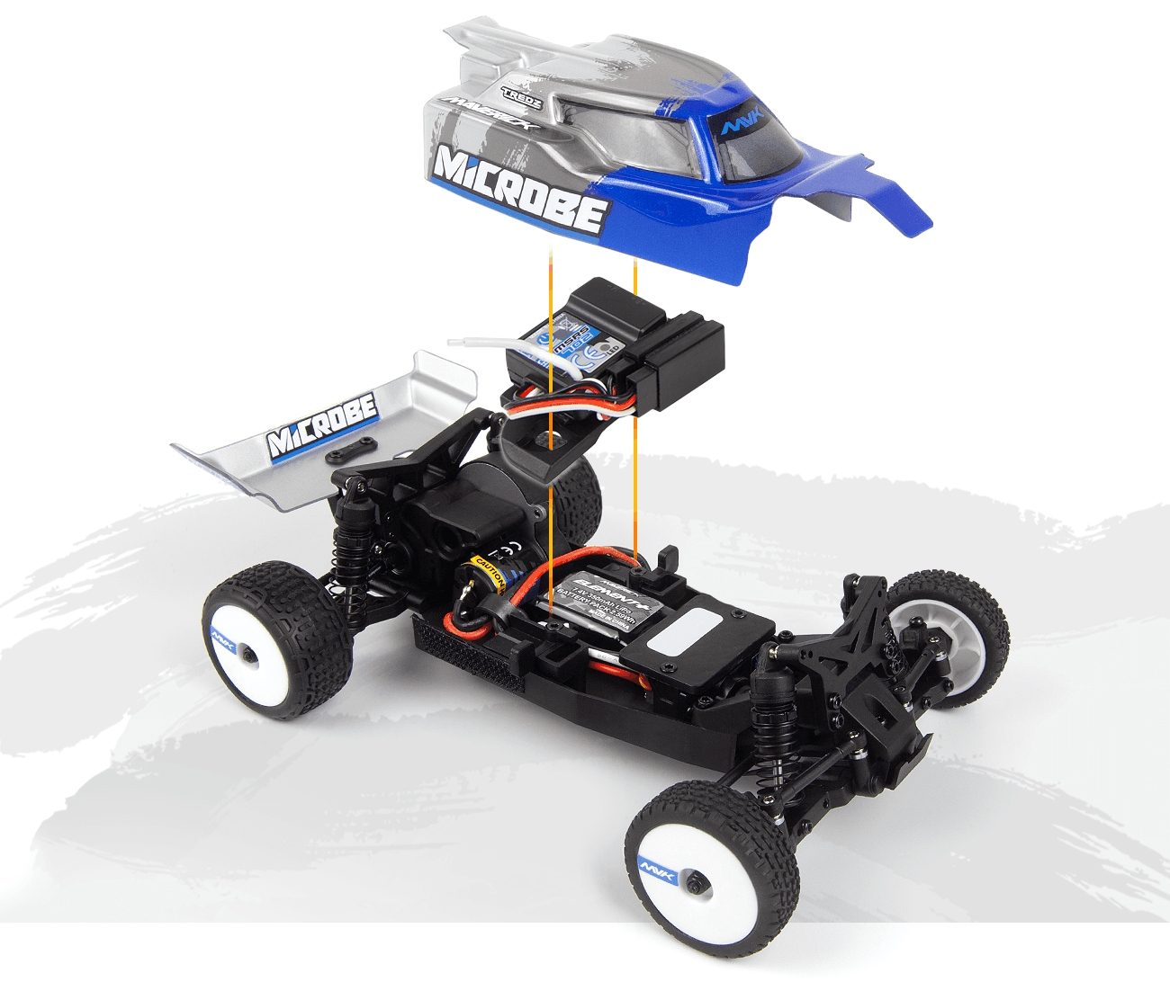 Buggy 1/24 Maverick Microbe Flux – Voiture RC Tout-Terrain MV150870 - Breizh Modélisme.