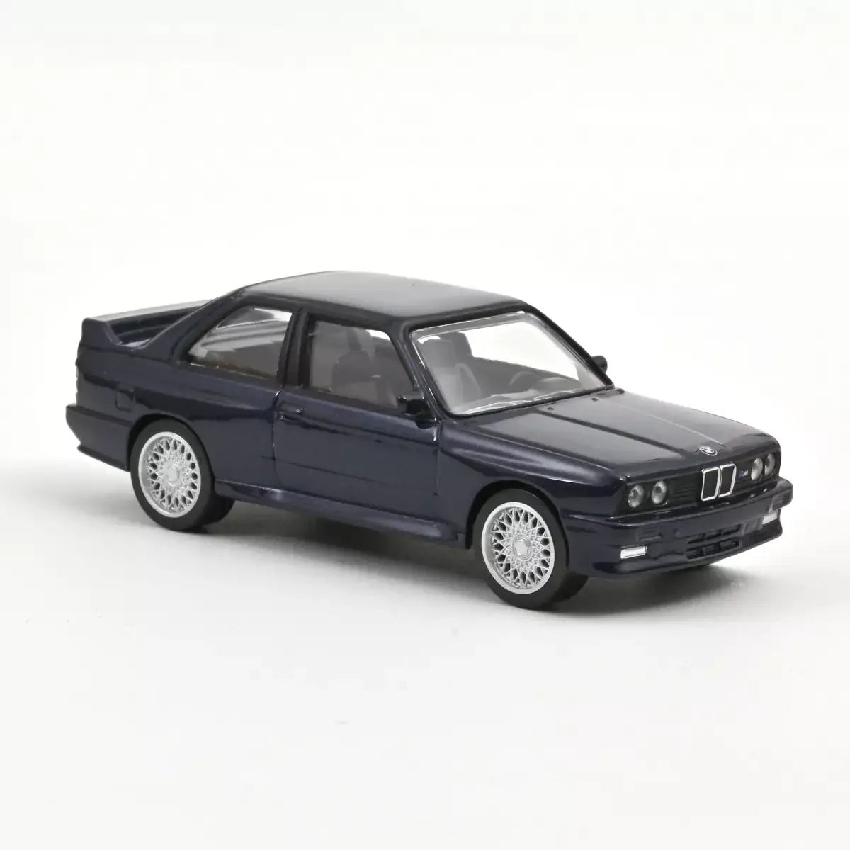 Voiture miniature 1/43 BMW M3 E30 Bleu métallisé Norev Display