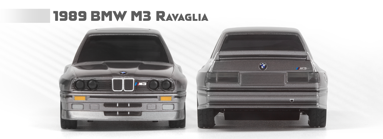 HPI 1/64 nano TTR 1989 BMW M3 E30 Ravaglia RTR-X 160991 grise