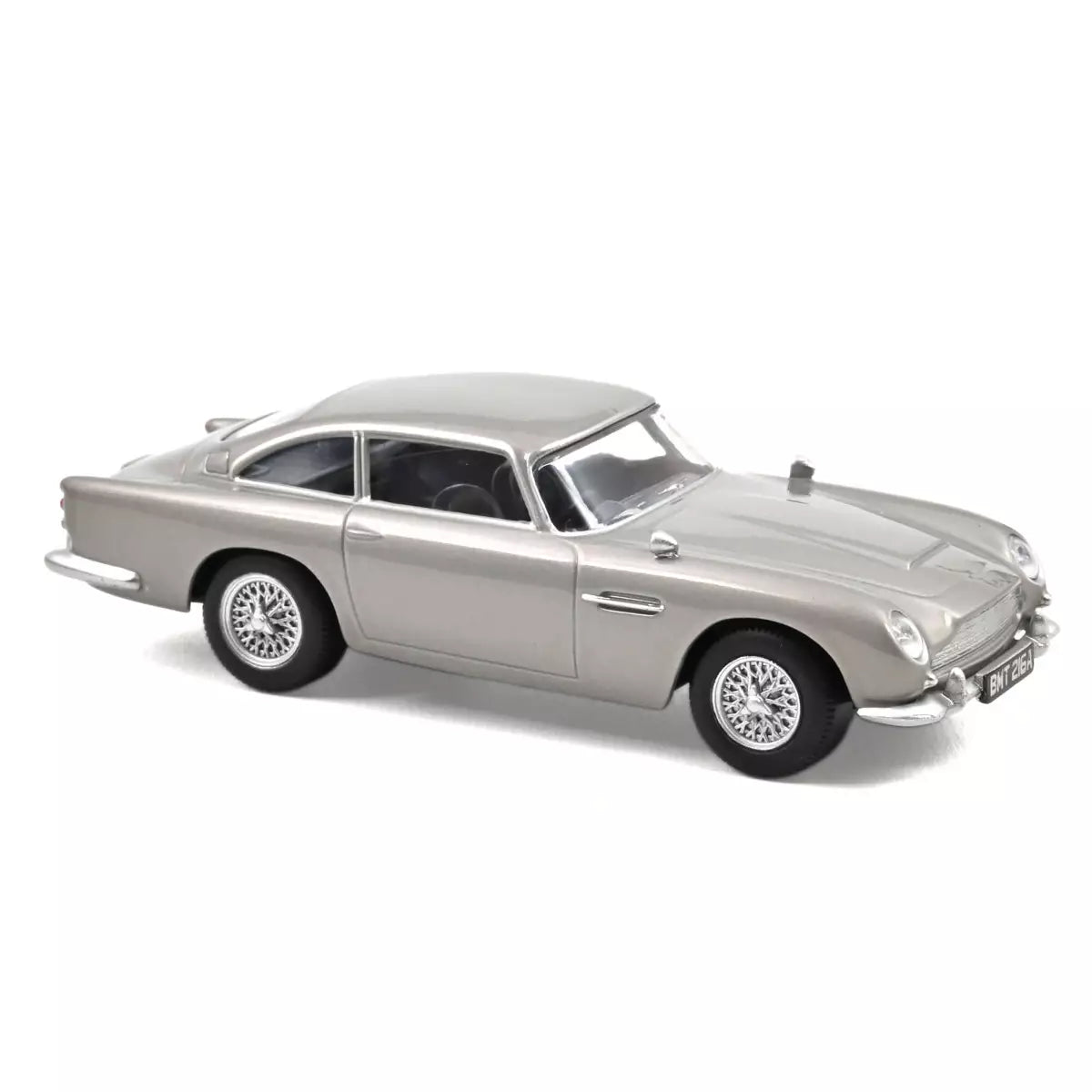 Voiture miniature 1/43 Aston Martin DB5 1963 Gris Bouleau Argenté Jet-car Norev 270523