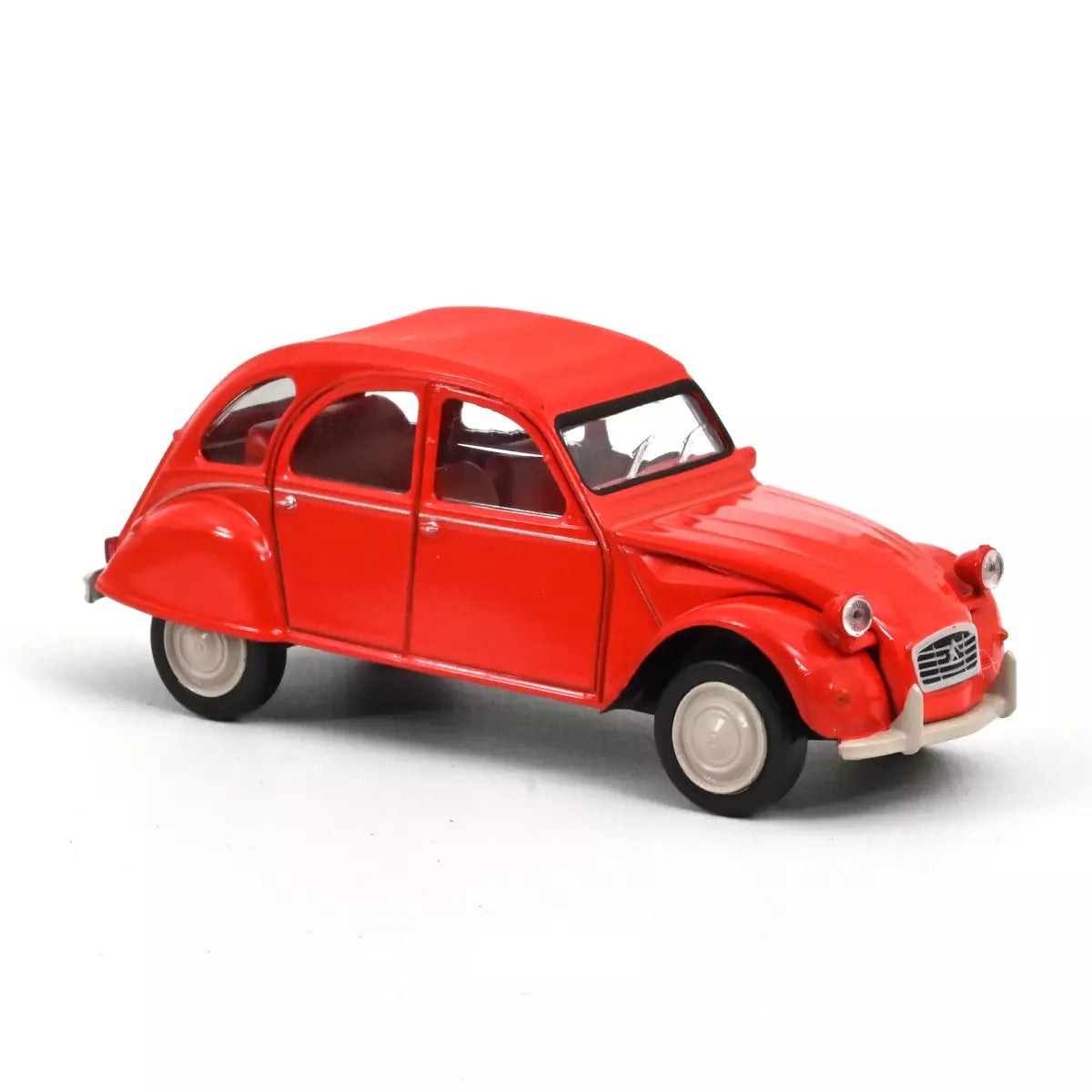 Voiture miniature 1/43 Citroën 2CV 1978 Rouge Géranium Jet-car Norev 150515