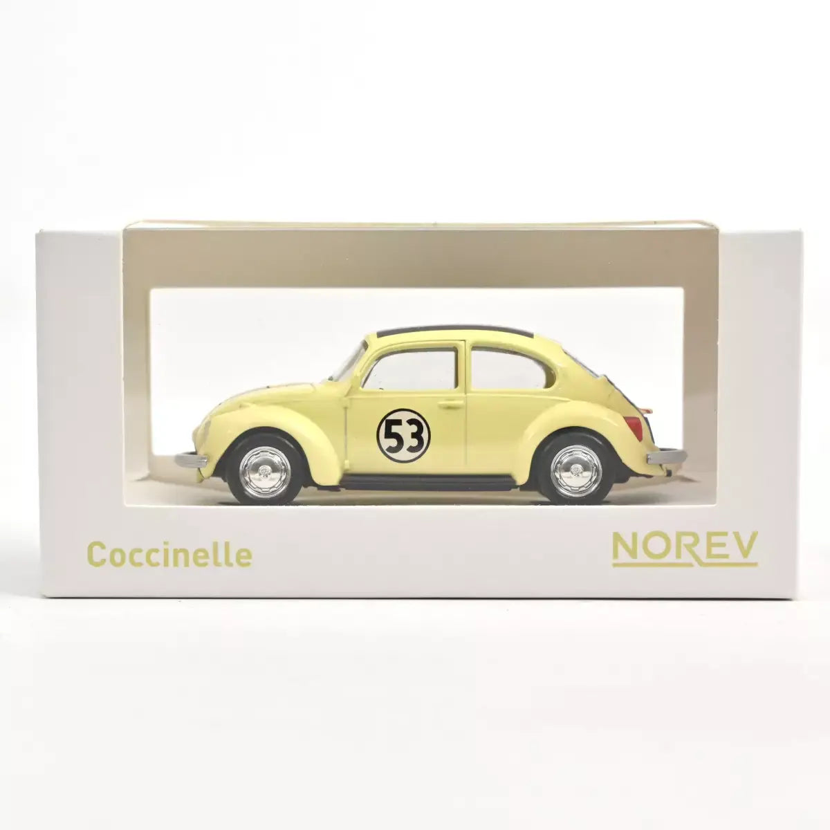 Voiture miniature 1/43 VW Coccinelle 1973 n°53 Jet-car Norev 841005