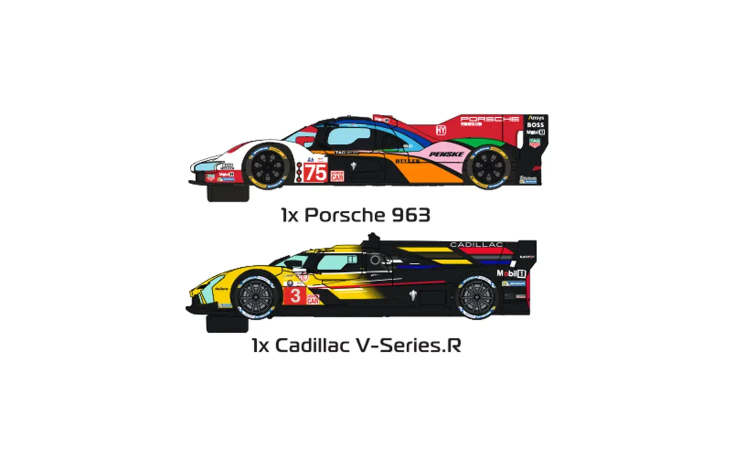 Scalextric C1466P Coffret 24hr Le Mans Hypercar Challenge