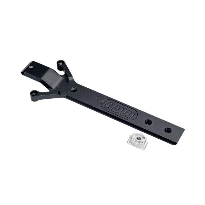 Plaque de châssis en aluminium noire (1) GPM TRX MiniMaxx - GPMTXMM016BK - Breizh Modélisme.