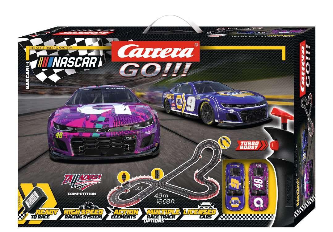 Circuit voitures Carrera GO!!! Nascar Talladega Competition - CA62582 - Breizh Modélisme.
