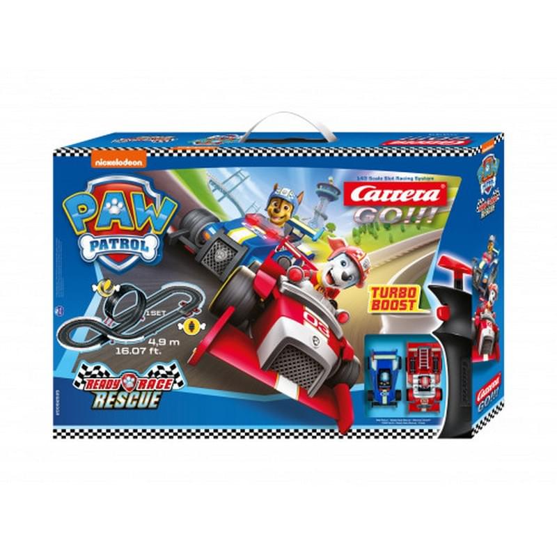 Circuit voitures Carrera GO!!! PAW Patrol 62535 - Breizh Modélisme.