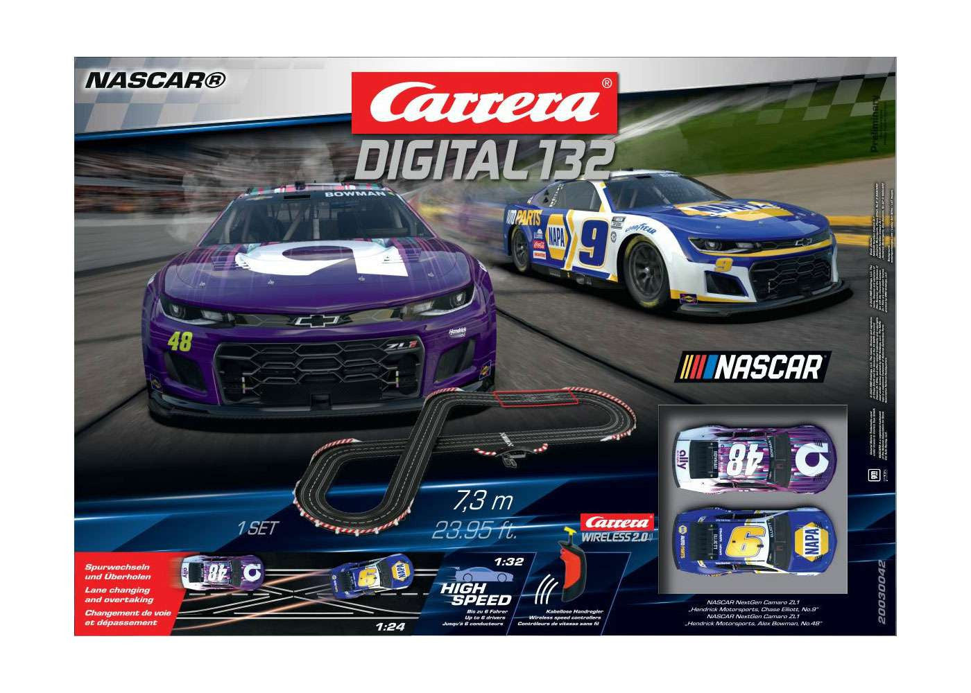Circuit voitures Carrera Nascar Daytona Challenge - CA30042 - Breizh Modélisme.
