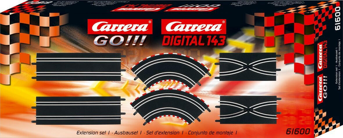 Kit d'extension 1 (x6 pièces) - Carrera GO!!! 61600 - Breizh Modélisme.