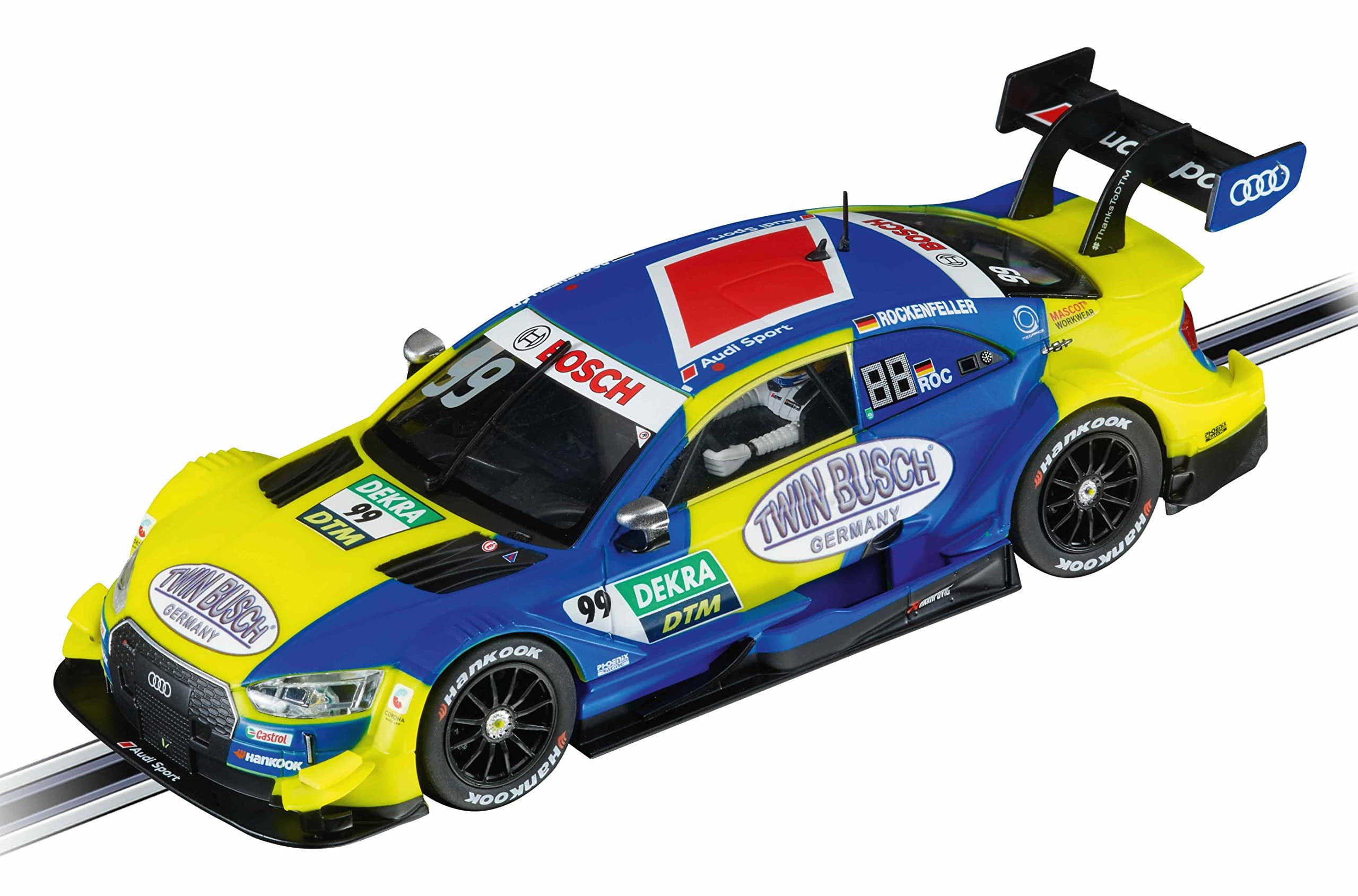 Voiture Carrera digital 132 Audi RS5 DTM M.Rockenfeller, No.99"" - Breizh Modélisme.