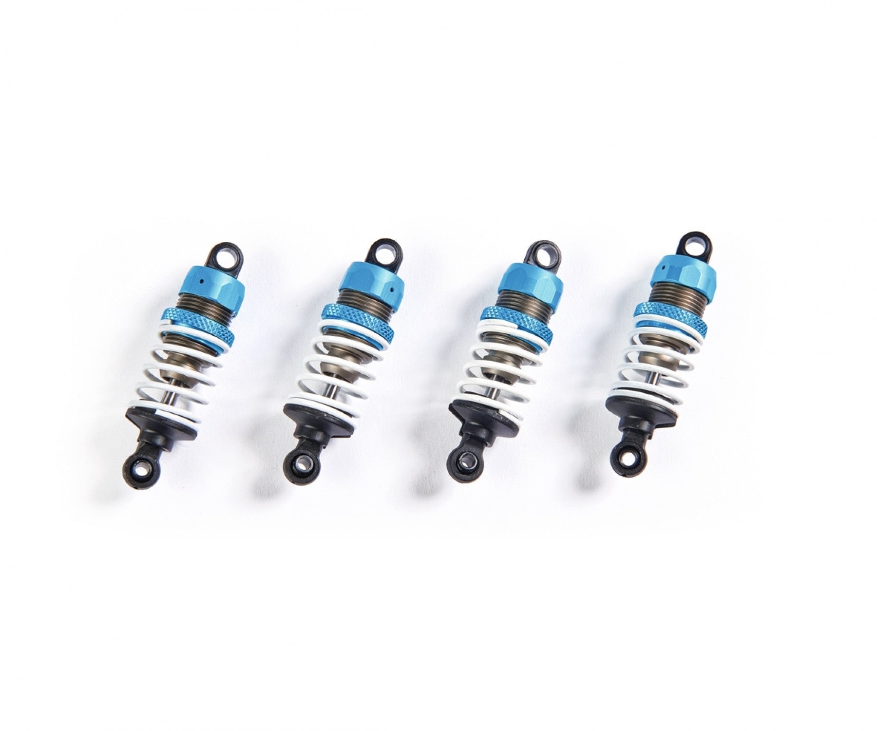 Amortisseurs en aluminium pour 1/10 (4) - 55mm - Carson 500405863 - Breizh Modélisme.
