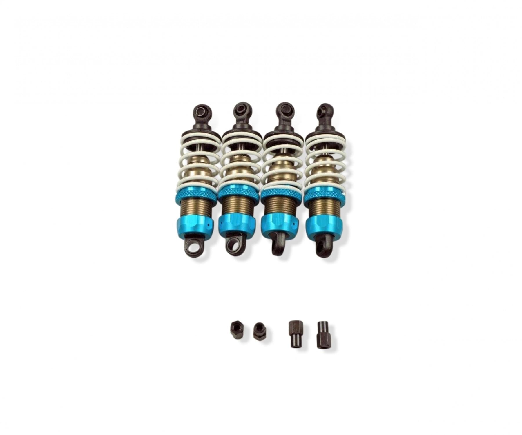 Amortisseurs en aluminium pour 1/10 (4) - 62mm - Carson 500405864 - Breizh Modélisme.