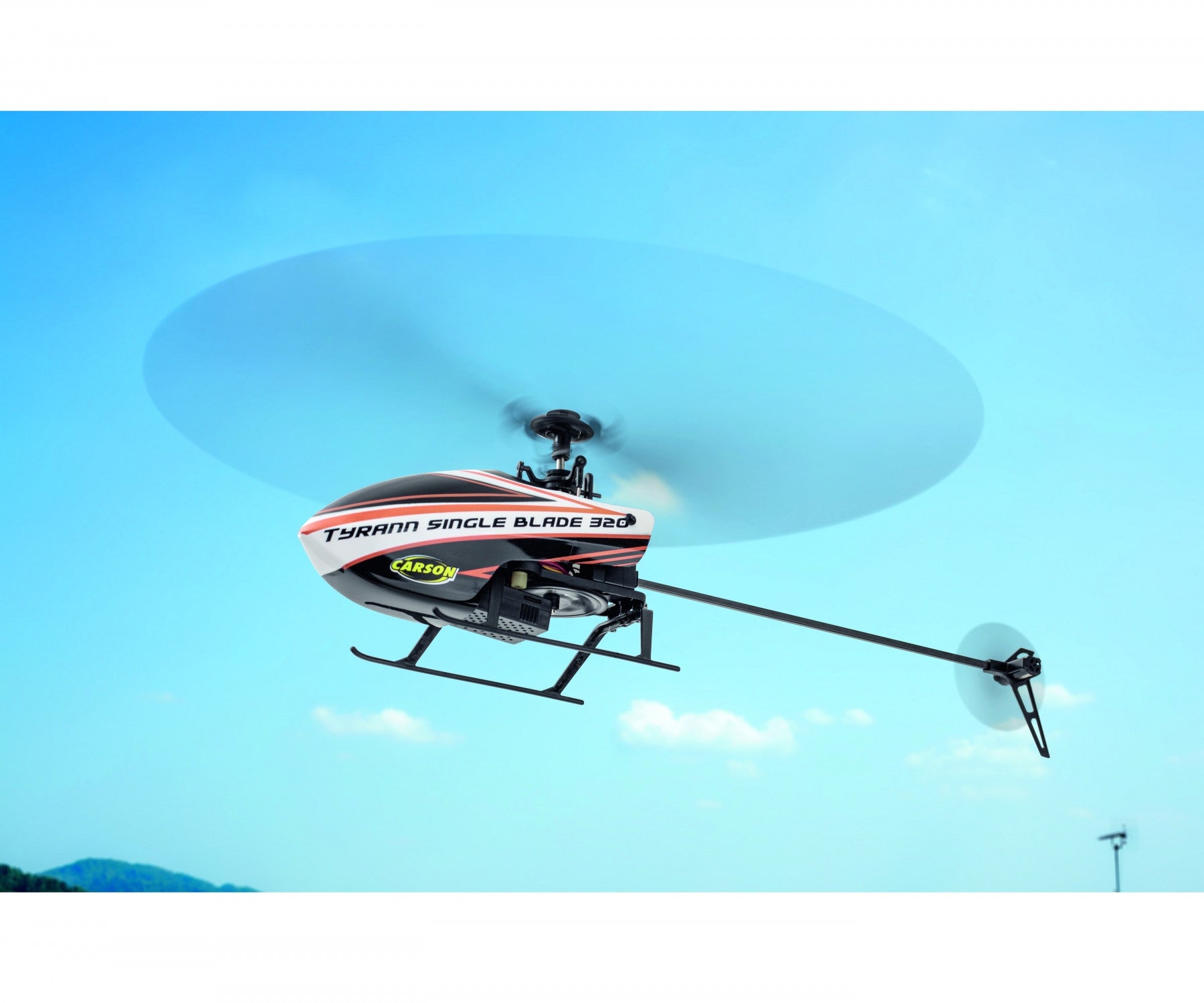 Hélicoptère RC Tyran mono pale 320 2.4G 100% RTF 500507170 - Breizh Modélisme.