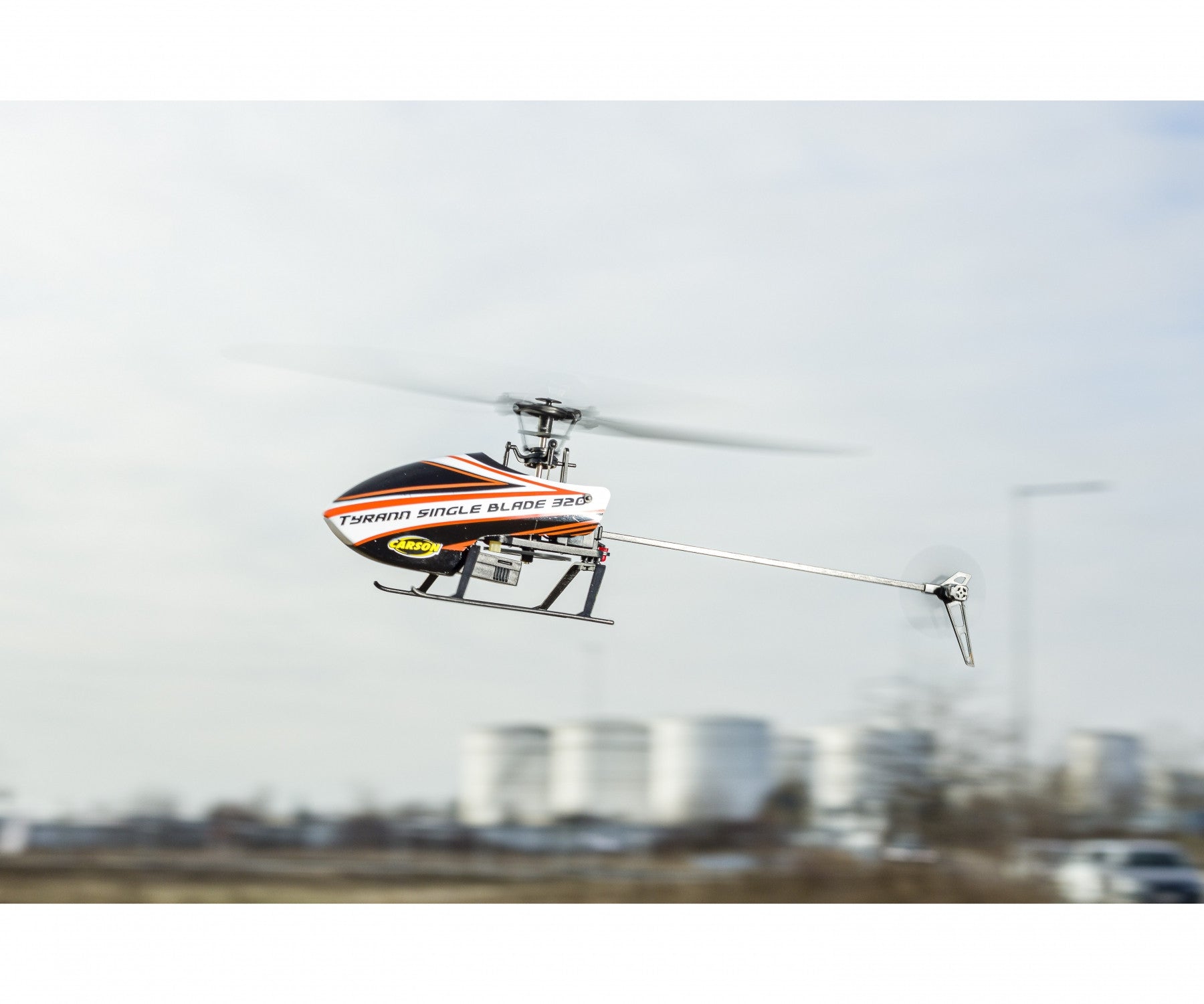 Hélicoptère RC Tyran mono pale 320 2.4G 100% RTF 500507170 - Breizh Modélisme.