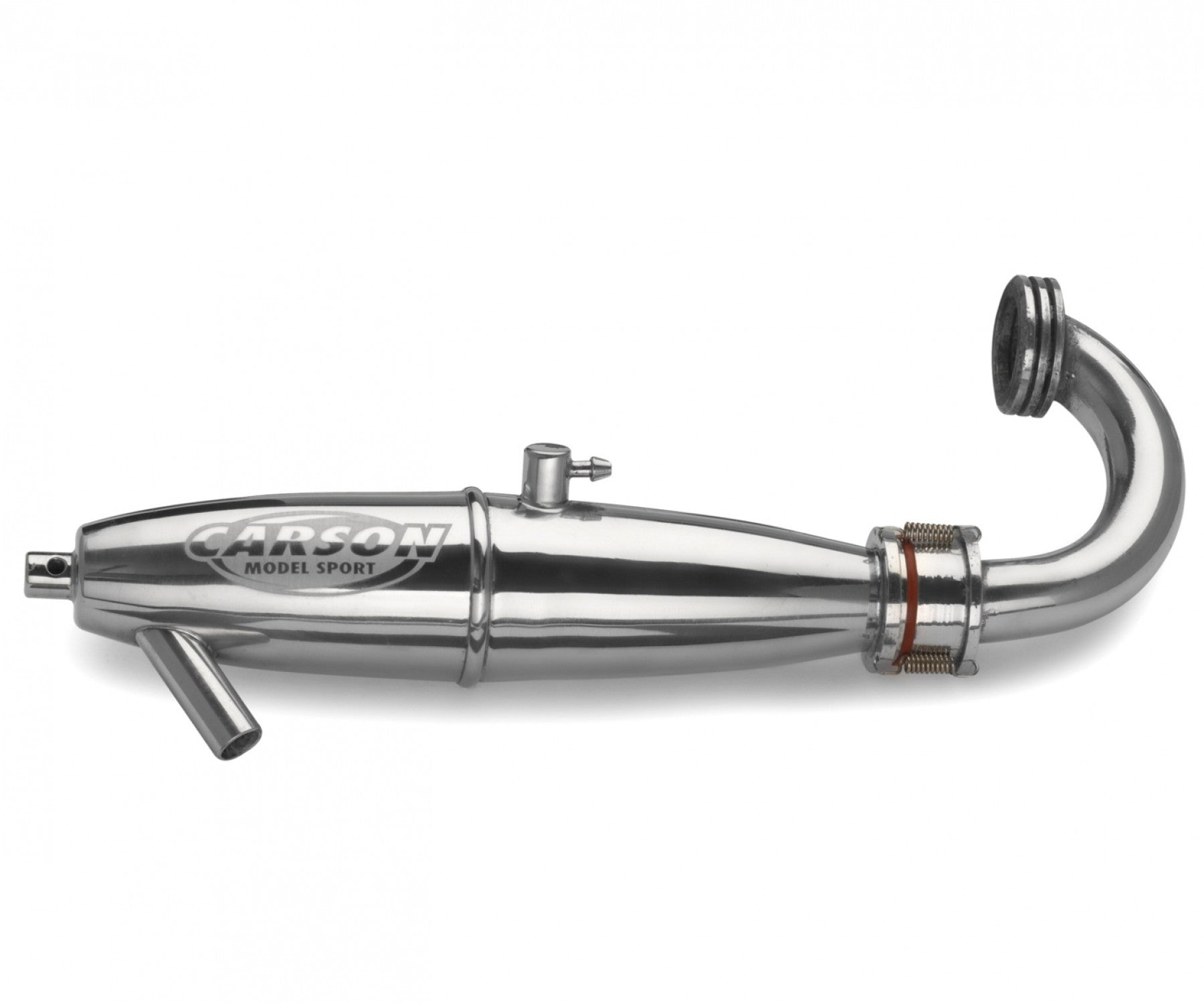 Power pipe set chromé pour 1/8 - Carson 500905071 - Breizh Modélisme.