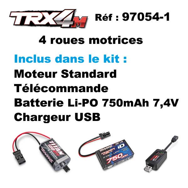 Traxxas TRX-4M 1/18 Land Rover Defender Crawler Rose RTR - 97054-1