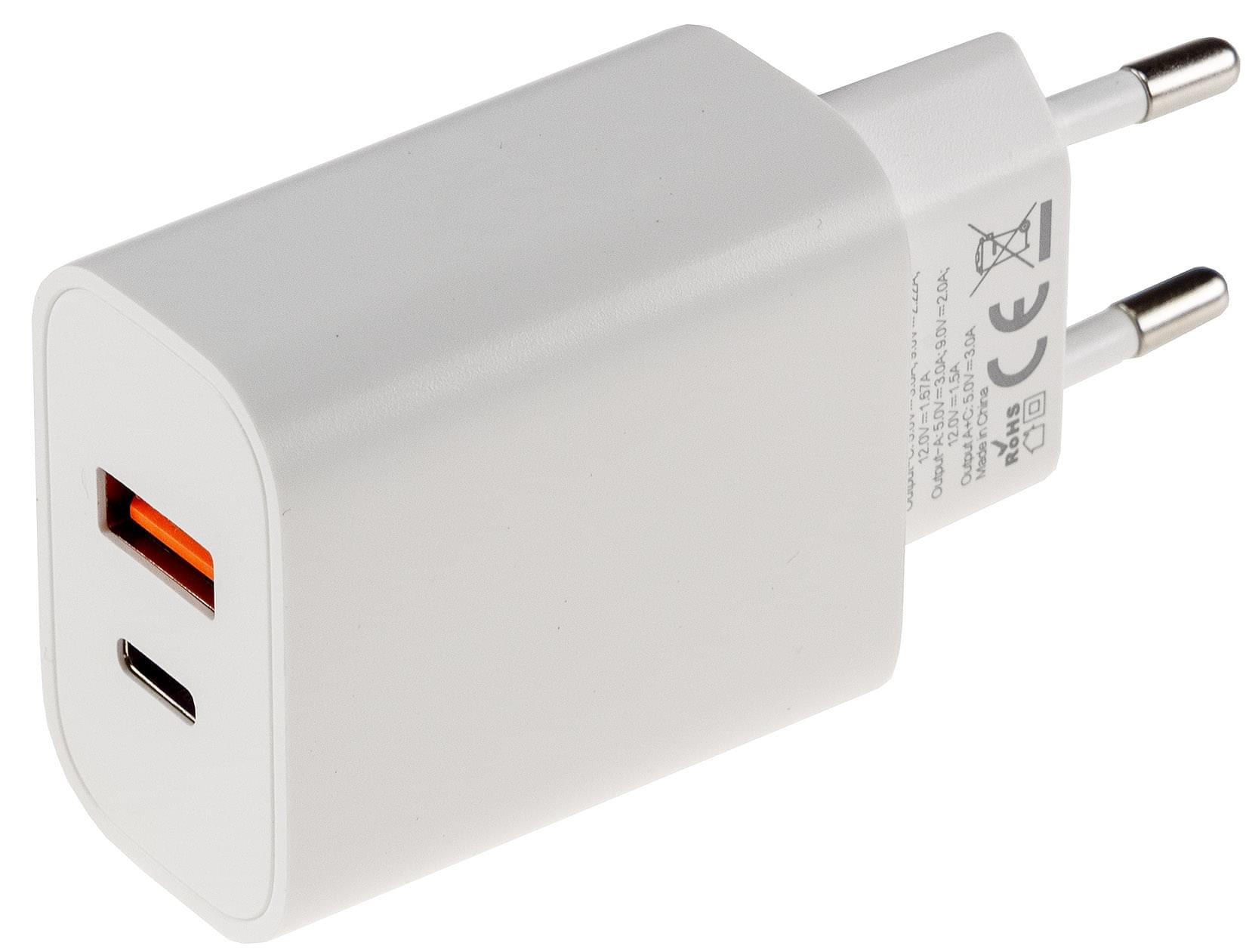 Prise secteur USB - 23803 - Breizh Modélisme.