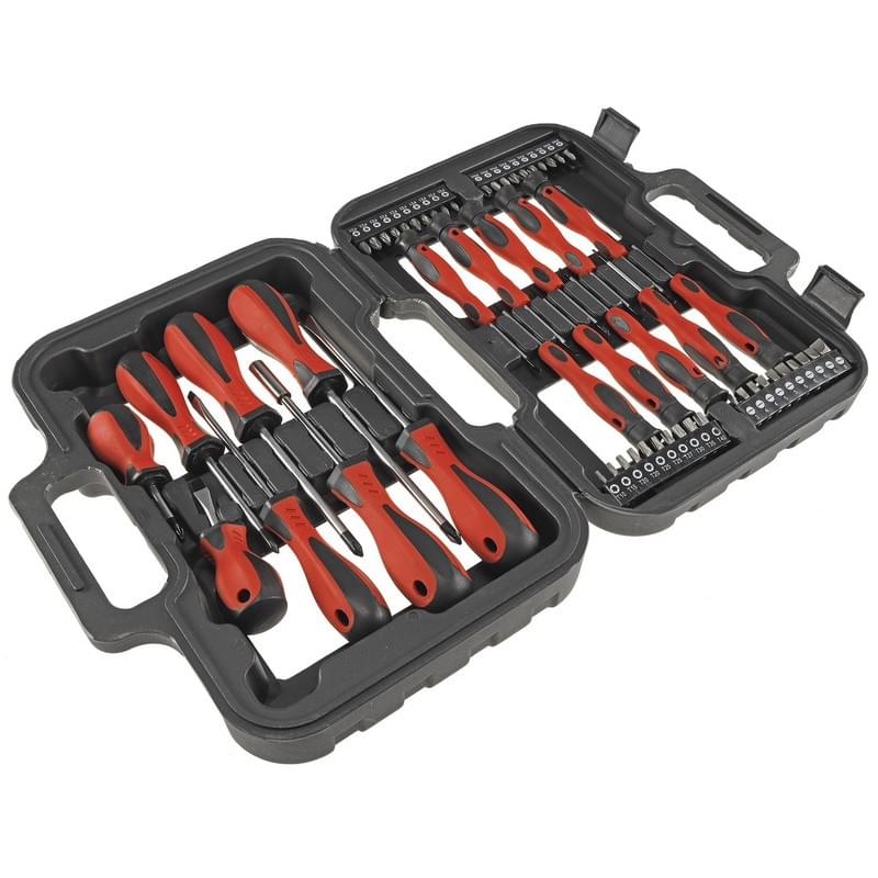 Set de 18 Tournevis avec 40 embouts pour Modélisme (58 pièces) - Breizh Modélisme.