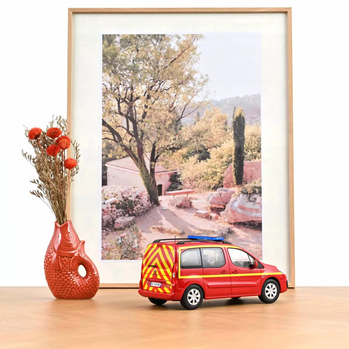 Voiture miniature collection 1/18 Citroën Berlingo 2017 Pompiers Norev 181641
