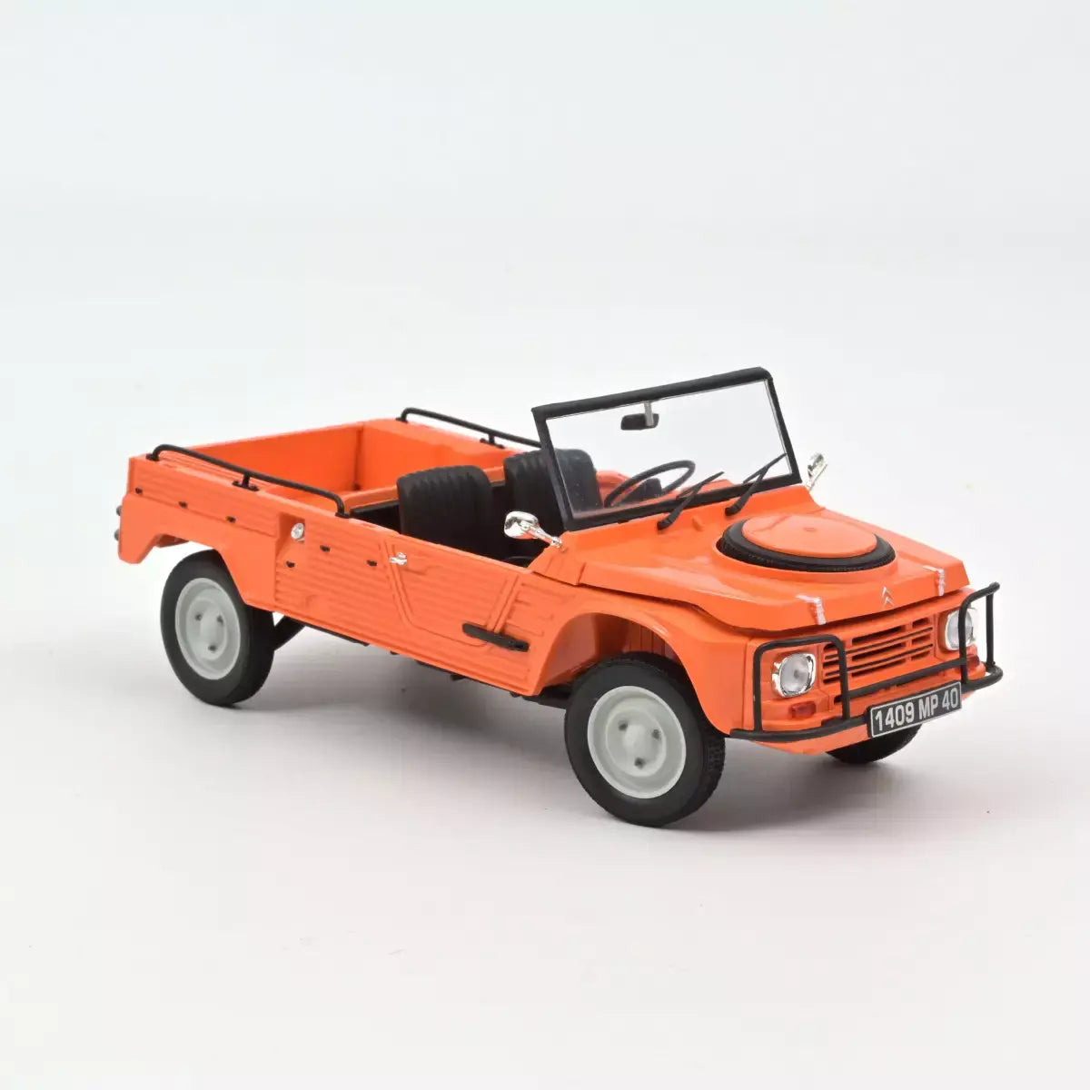 Voiture miniature collection 1/18 Citroën Méhari 4x4 1979 Orange Kirghiz Norev 181654