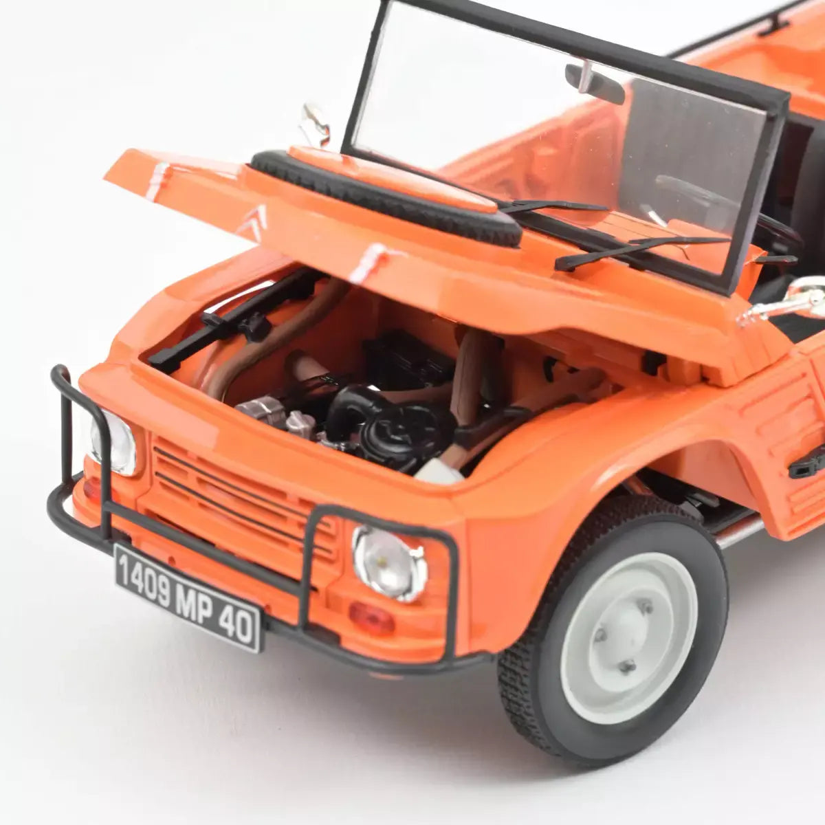 Voiture miniature collection 1/18 Citroën Méhari 4x4 1979 Orange Kirghiz Norev 181654