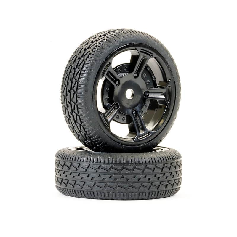 2 roues + pneus pour FTX Havok - FTX10618R - Breizh Modélisme.