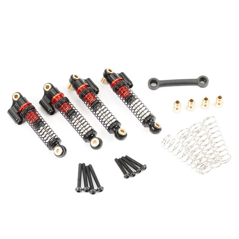 4 Amortisseurs alu avec huiles pour FTX Mini XP - FTX9447 - Breizh Modélisme.