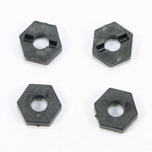 4 Hexagones de roues plastiques FTX Carnage / Vantage - FTX6224 - Breizh Modélisme.