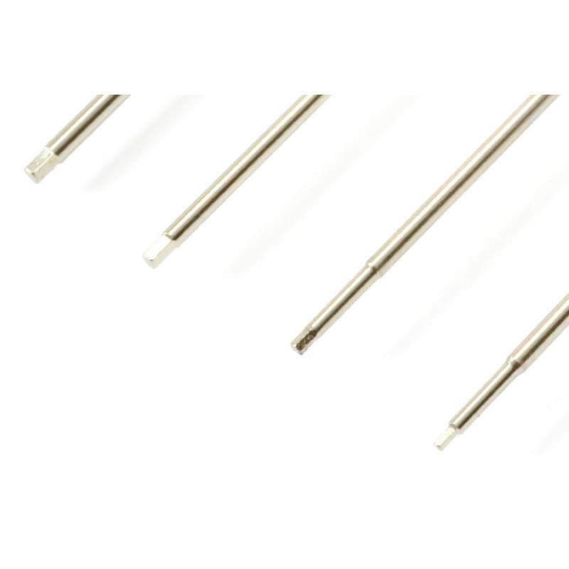 4 Tournevis hexagonal 1,5 / 2 / 2,5 et 3 mm - FAST617 - Breizh Modélisme.