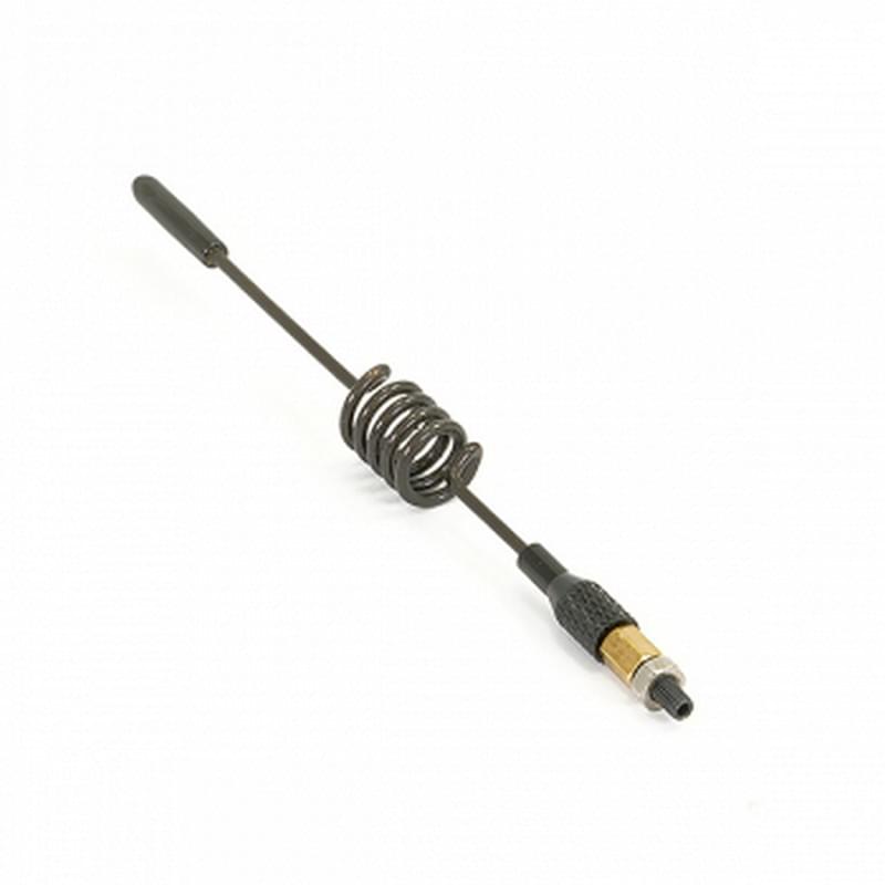 Antenne factice en métal noir factice (115mm) - Accessoires pour crawler 1/10 - Breizh Modélisme.