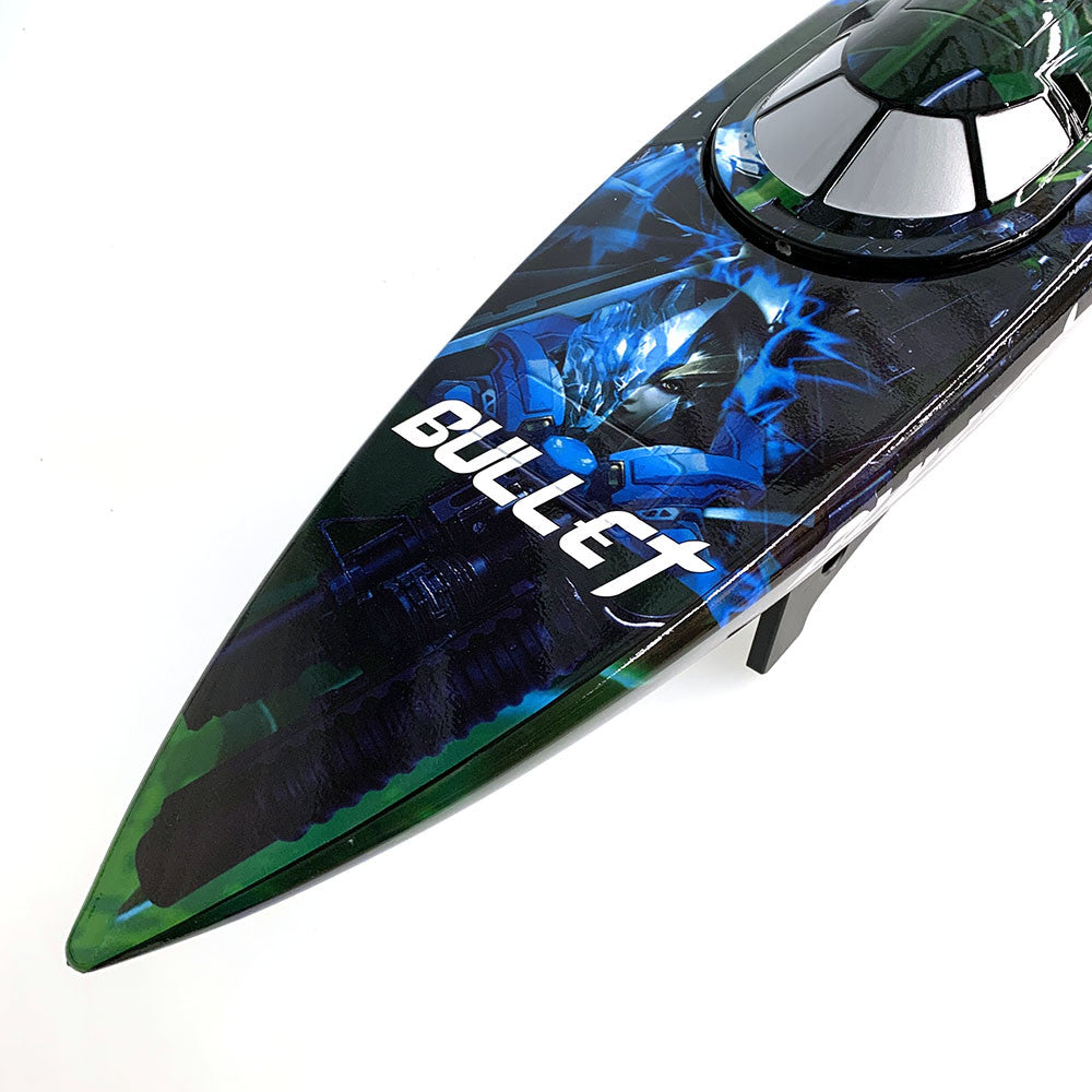 Bateau RC Joysway Bullet V4 740mm Brushless 4S 60km/h ARTR - 8301V4 - Breizh Modélisme.