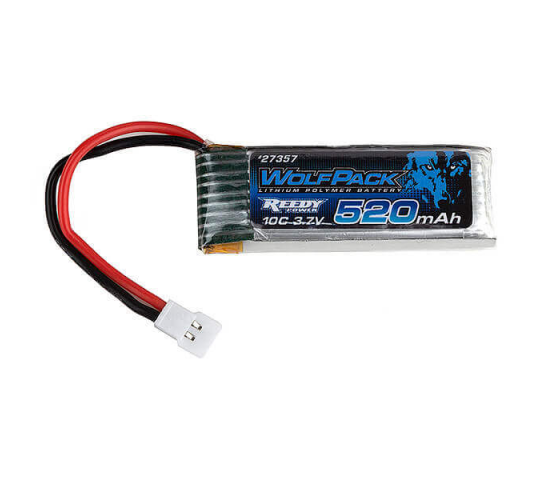 Batterie 3,7V 520mAh 10C pour Mini crawler Enduro 24 - AS27357 - Breizh Modélisme.