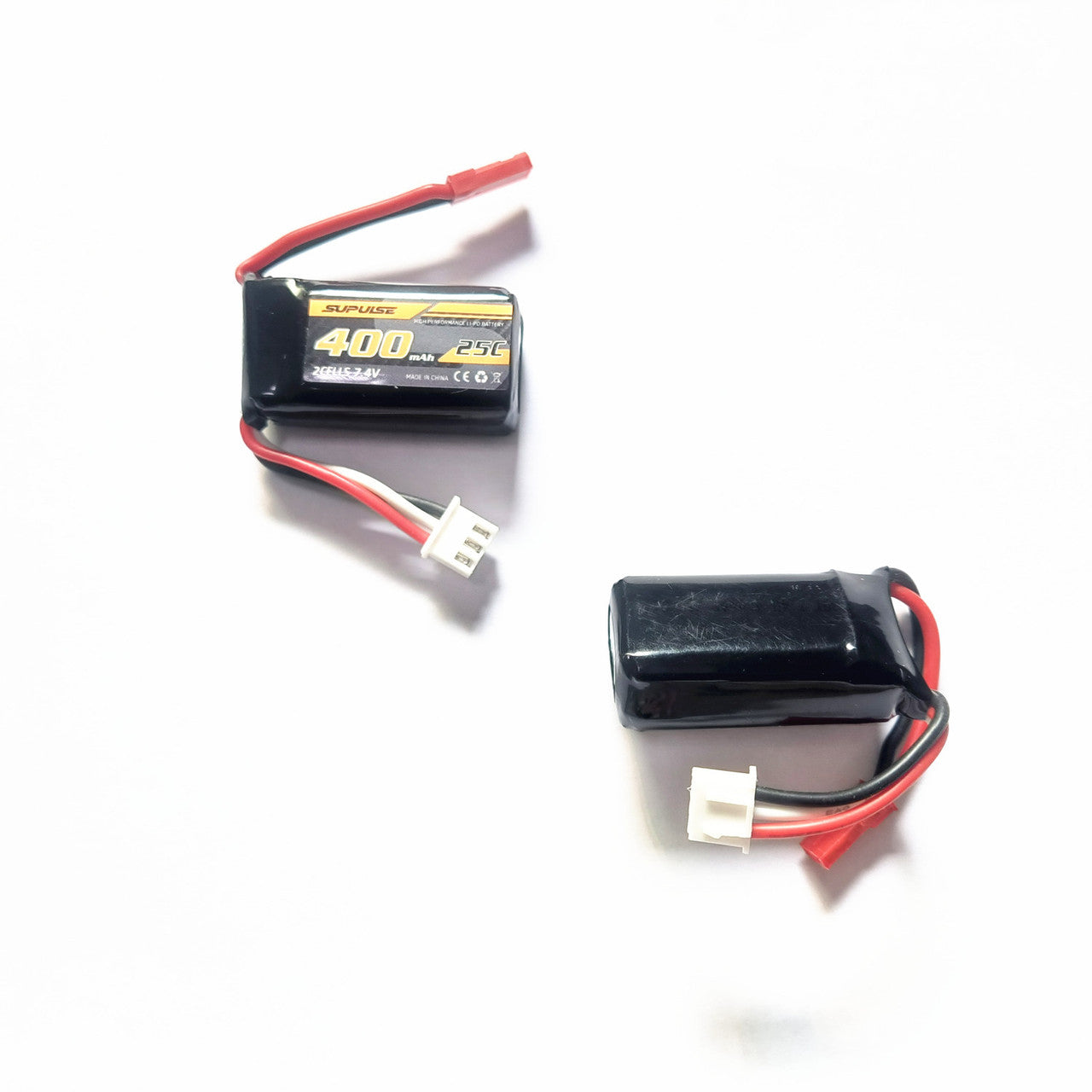 Batterie Lipo Volantex 7.4V 400mAh JST - V-PB3119 - Breizh Modélisme.