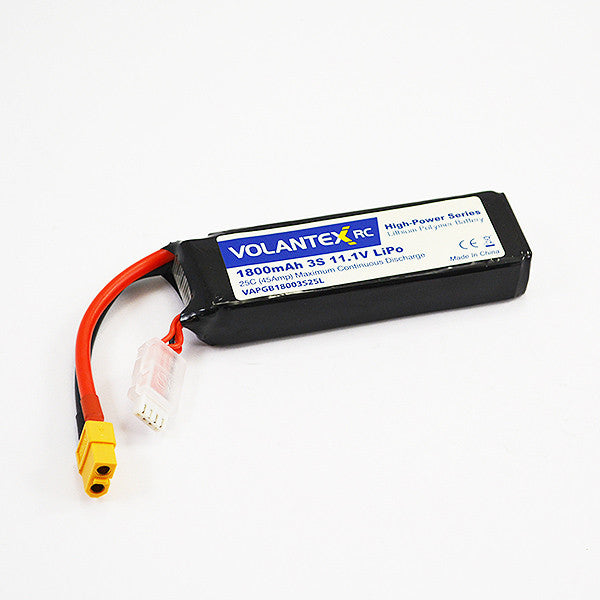 Batterie LiPo Volantex Blade 3S 11,1V 1800mAh XT60 - V792223 - Breizh Modélisme.