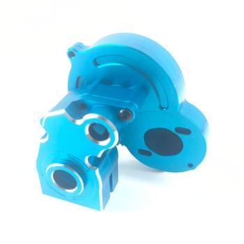 Boîte de vitesse complète et couvercle en aluminium Tamiya BBX (BB-01) - Breizh Modélisme.
