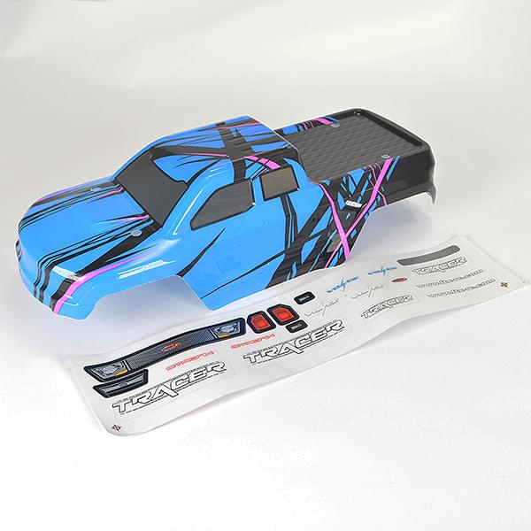Carrosserie et autocollant pour FTX Tracer - bleu - FTX9793 - Breizh Modélisme.