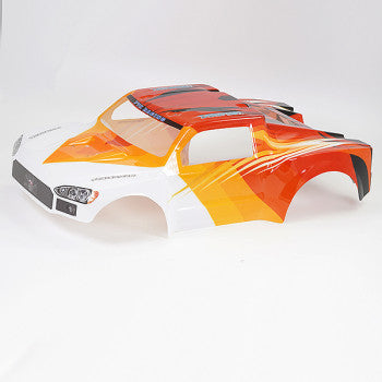 Carrosserie FTX Zorro brushless orange/blanc - FTX6989WO - Breizh Modélisme.