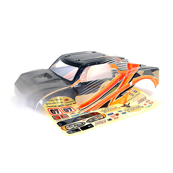 Carrosserie peinte FTX ZORRO Nitro - ORANGE FTX6965O - Breizh Modélisme.