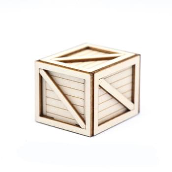 Coffret bois fastrax 1/18ème 32X38X29mm - FAST2415A - Breizh Modélisme.