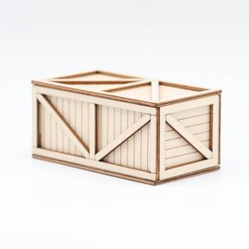Coffret bois fastrax 1/18ème 32X38X67.5mm - FAST2415B - Breizh Modélisme.