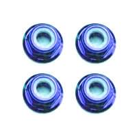 Écrou M3 fastrax bleu (4pcs) - FTM3BF - Breizh Modélisme.