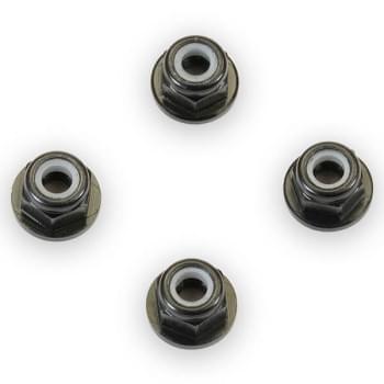 Écrou M3 fastrax noir (4pcs) - FTM3BKF - Breizh Modélisme.