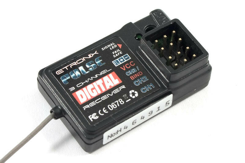 Etronix Récepteur 3 voies 2.4gh GFSK ET1095 - Breizh Modélisme.