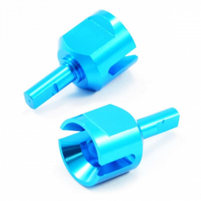 Fastrax Noix de différentiel Alu Bleu Pour Tamiya TT02 (x2) - FTTA006B - Breizh Modélisme.